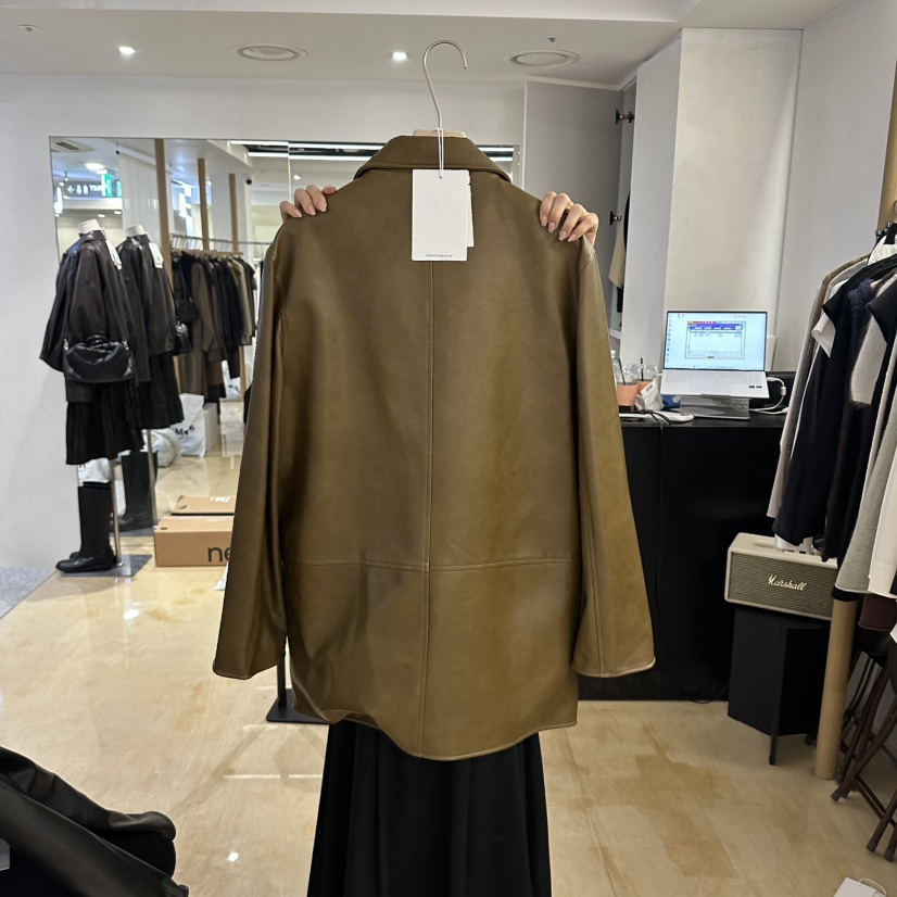 KOIVUE韓國直郵女士新品真品人氣休閑時尚推薦熱賣皮衣皮革KOIVUE皮衣
