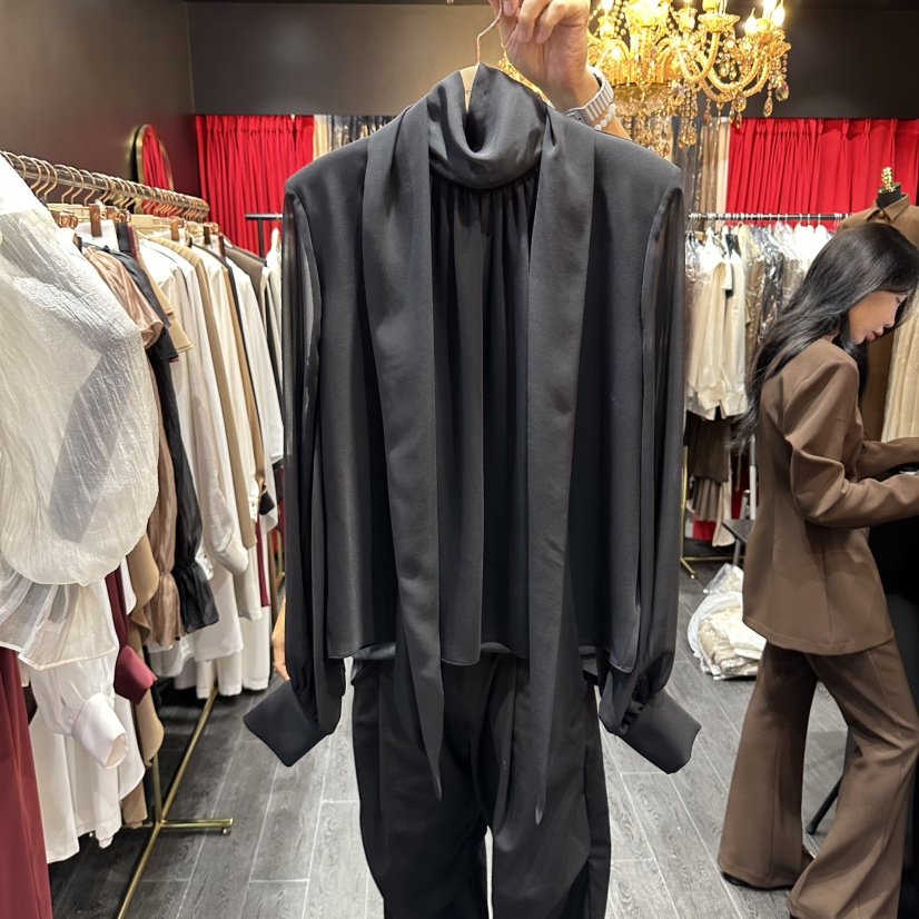 HERISH-HAUTE韓國直郵女裝新品推薦熱賣時尚休閑襯衫蕾絲衫HERISH-HAUTE襯衫/蕾絲衫圖色3