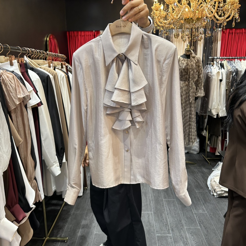 HERISH-HAUTE韓國直郵女裝新款休閑時尚人氣熱賣襯衫蕾絲衫HERISH-HAUTE襯衫/蕾絲衫圖色2
