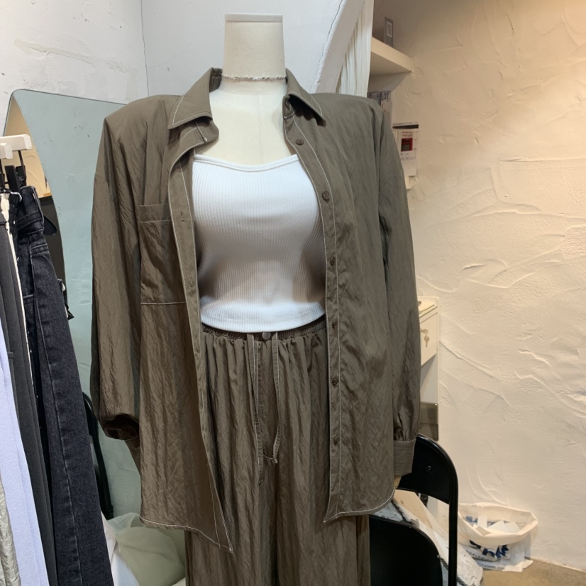 OZ東大門代購女士新款休閑真品熱賣人氣推薦時尚襯衫蕾絲衫OZ.ounce襯衫/蕾絲衫圖色1