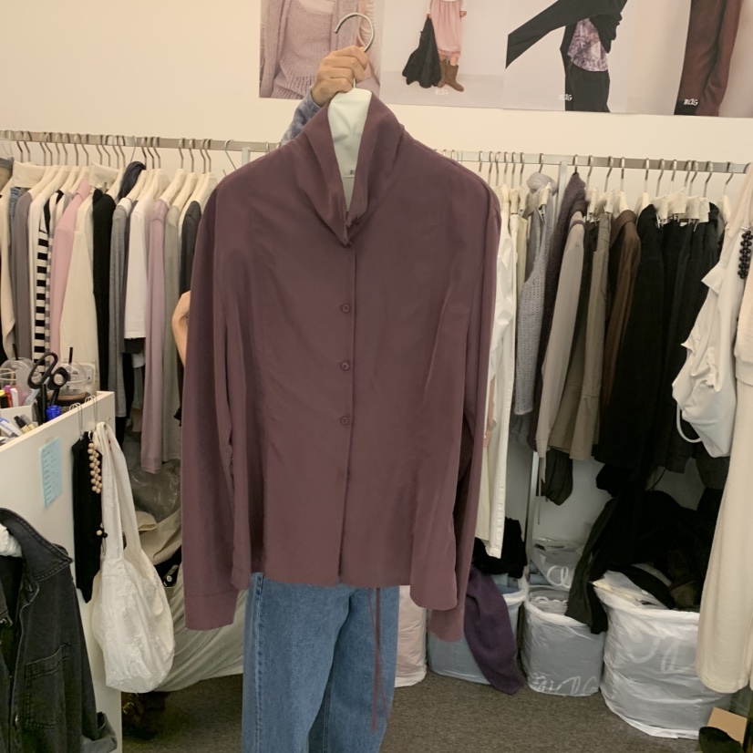 MAG東大門代購女裝新品人氣休閑時尚真品熱賣襯衫蕾絲衫高領SALONDEMAG襯衫/蕾絲衫圖色1