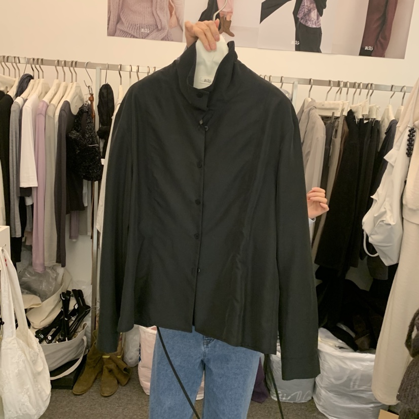 MAG東大門代購女裝新品人氣休閑時尚真品熱賣襯衫蕾絲衫高領SALONDEMAG襯衫/蕾絲衫圖色3
