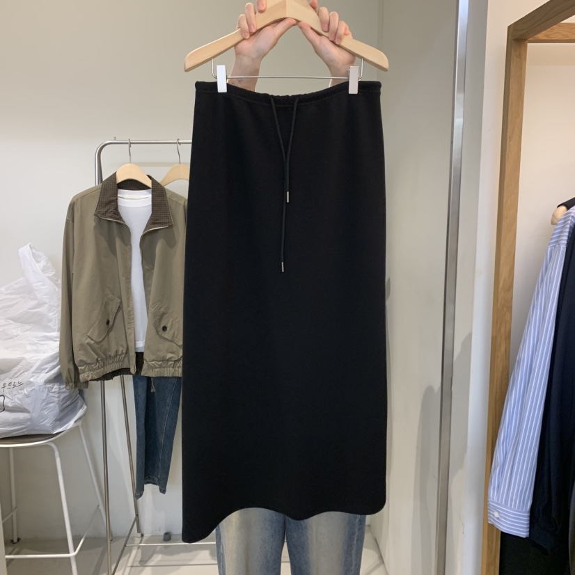 OUTRENE東大門代購女裝新品時尚人氣真品休閑熱賣推薦長裙OUTRENE長裙圖色2黑