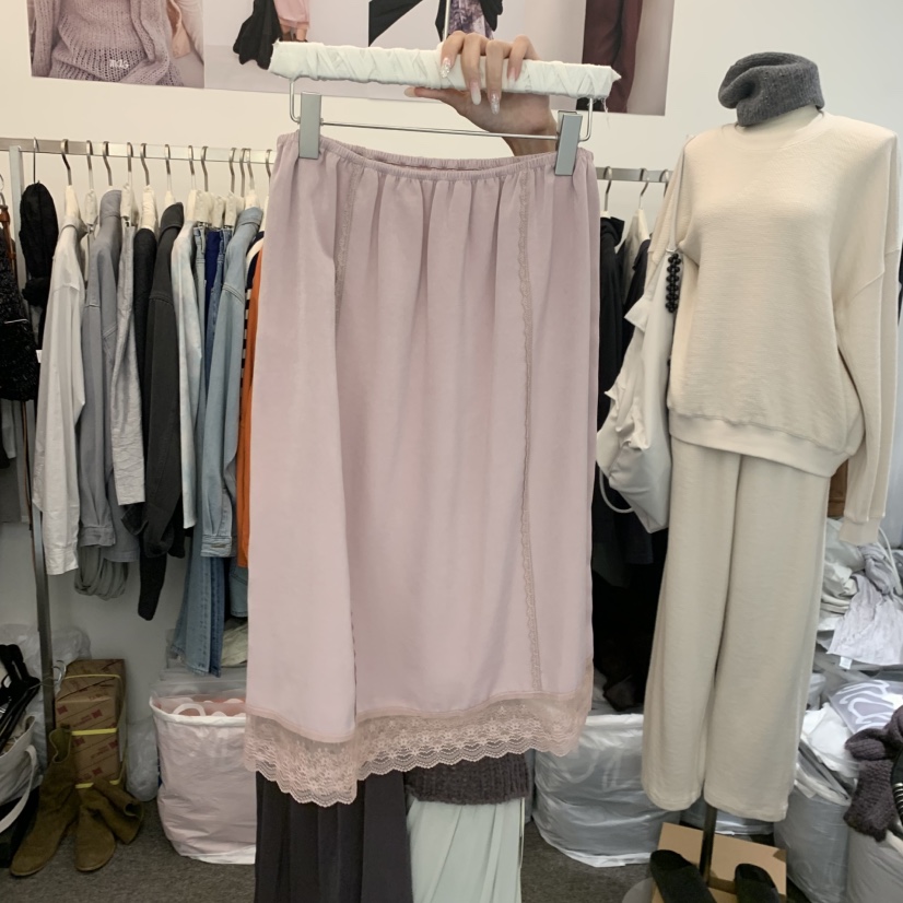 MAG韓國代購女裝新品人氣熱賣真品推薦休閑時尚半身裙中短裙SALONDEMAG半身裙/中短裙