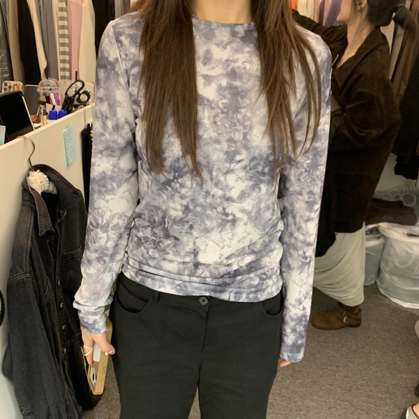 MAG東大門代購女士新款熱賣人氣推薦時尚休閑真品長袖T恤SALONDEMAG長袖T恤圖色2