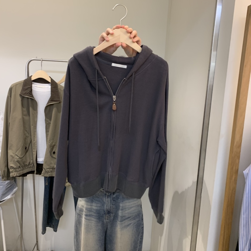 OUTRENE韓國直郵女裝新款真品熱賣推薦時尚休閑人氣衛衣OUTRENE衛衣圖色3墨