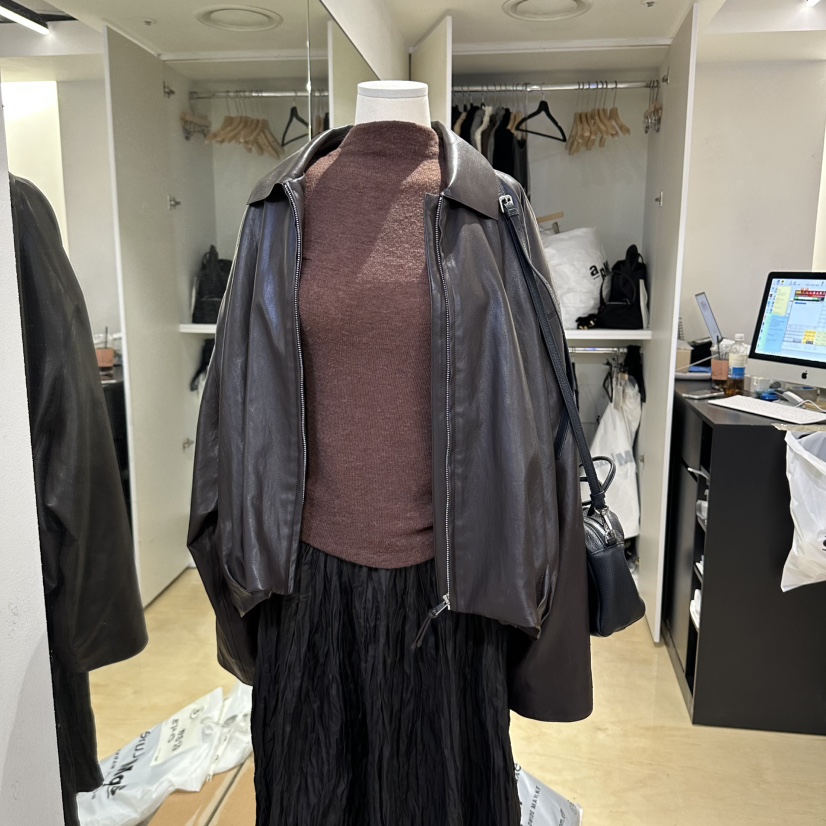 KOIVUE東大門直郵女裝新品推薦真品時尚休閑熱賣人氣夾克KOIVUE夾克圖色2棕色
