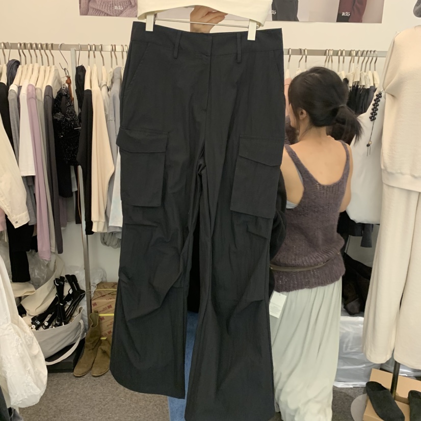 MAG韓國直郵女士新品休閑真品時尚人氣推薦熱賣休閑褲口袋SALONDEMAG休閑褲圖色3