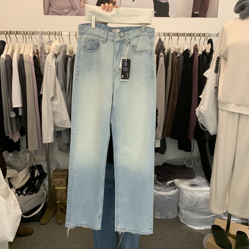 MAG東大門代購女士新品推薦時尚真品熱賣人氣休閑牛仔褲SALONDEMAG牛仔褲圖色1
