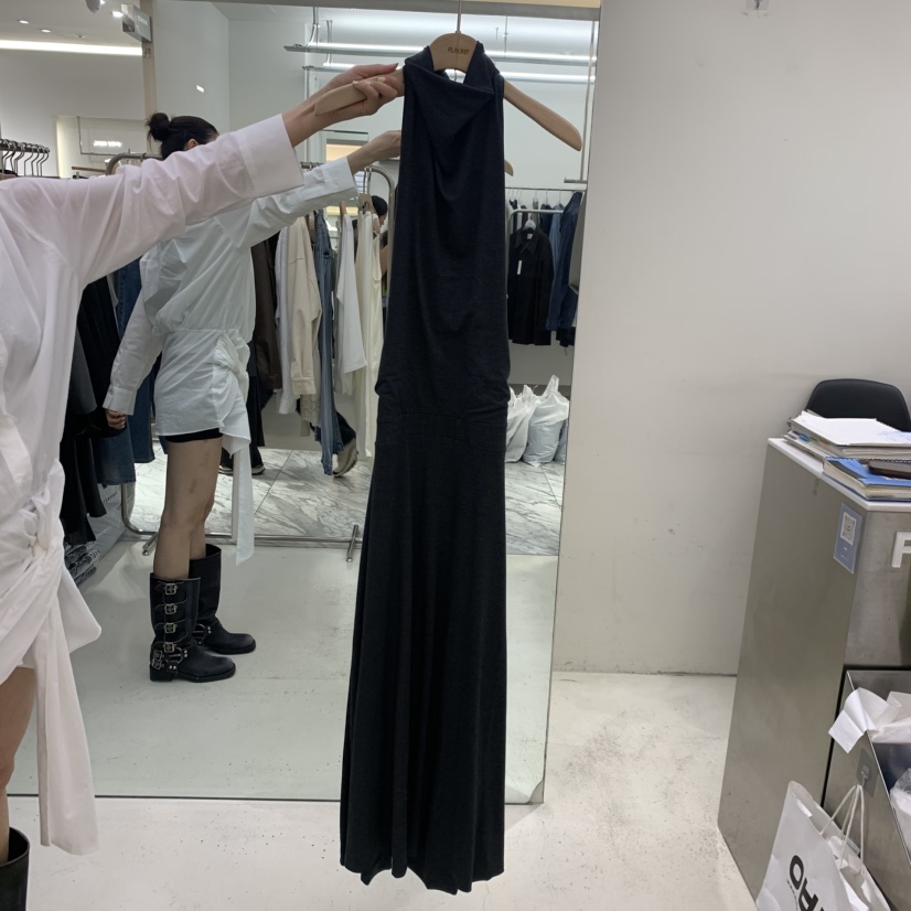 FLAUNT韓國直郵女士新品推薦休閑熱賣人氣真品時尚連衣裙FLAUNT連衣裙圖色2墨