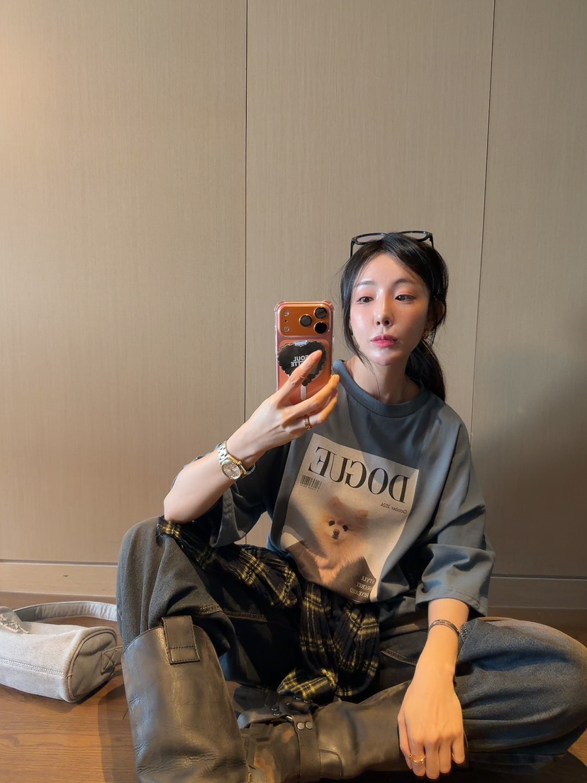 SEOUL PALETTE-Q韓國代購女士新款熱賣時尚推薦休閑T恤SEOUL PALETTE-QT恤