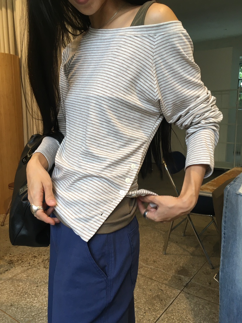 TREMA東大門直郵女裝新款真品推薦人氣熱賣休閑時尚長袖T恤TREMA長袖T恤