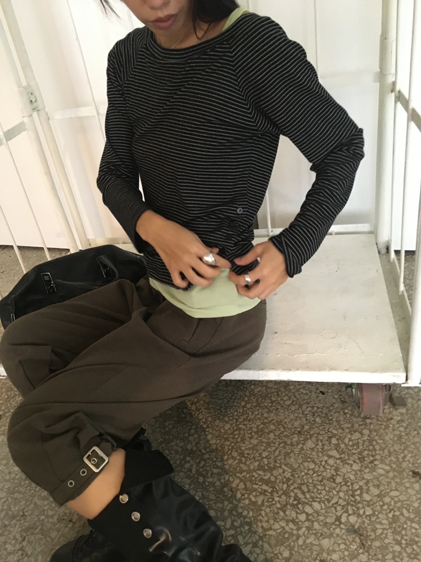 TREMA東大門直郵女裝新款真品推薦人氣熱賣休閑時尚長袖T恤TREMA長袖T恤