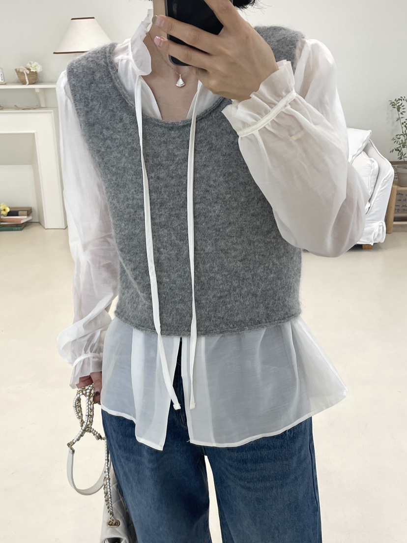 EDITION-P韓國直郵女士新品真品人氣推薦襯衫蕾絲衫運動EDITION-P襯衫/蕾絲衫