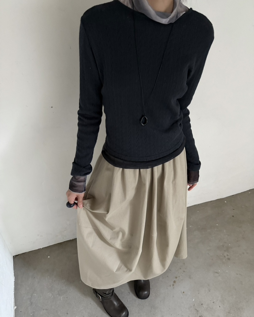 HOWDY/FACT THE NERD東大門直郵女士新品熱賣人氣長裙HOWDY/FACT THE NERD長裙