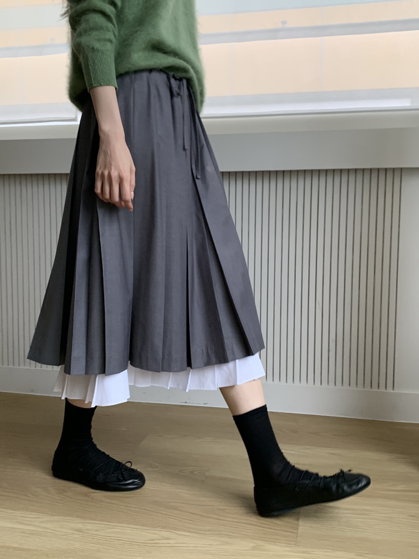 LE RIVE韓國代購女士新款真品熱賣休閑推薦半身裙中短裙LE RIVE半身裙/中短裙
