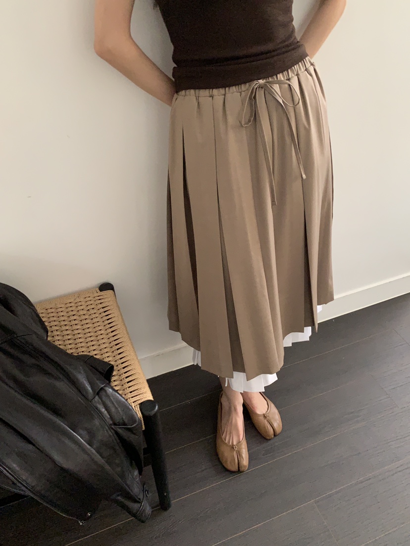 LE RIVE韓國代購女士新款真品熱賣休閑推薦半身裙中短裙LE RIVE半身裙/中短裙