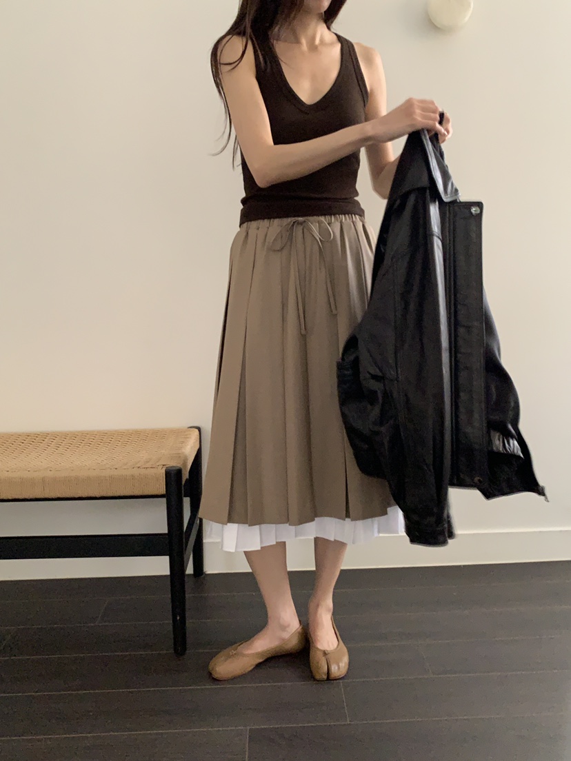 LE RIVE韓國代購女士新款真品熱賣休閑推薦半身裙中短裙LE RIVE半身裙/中短裙