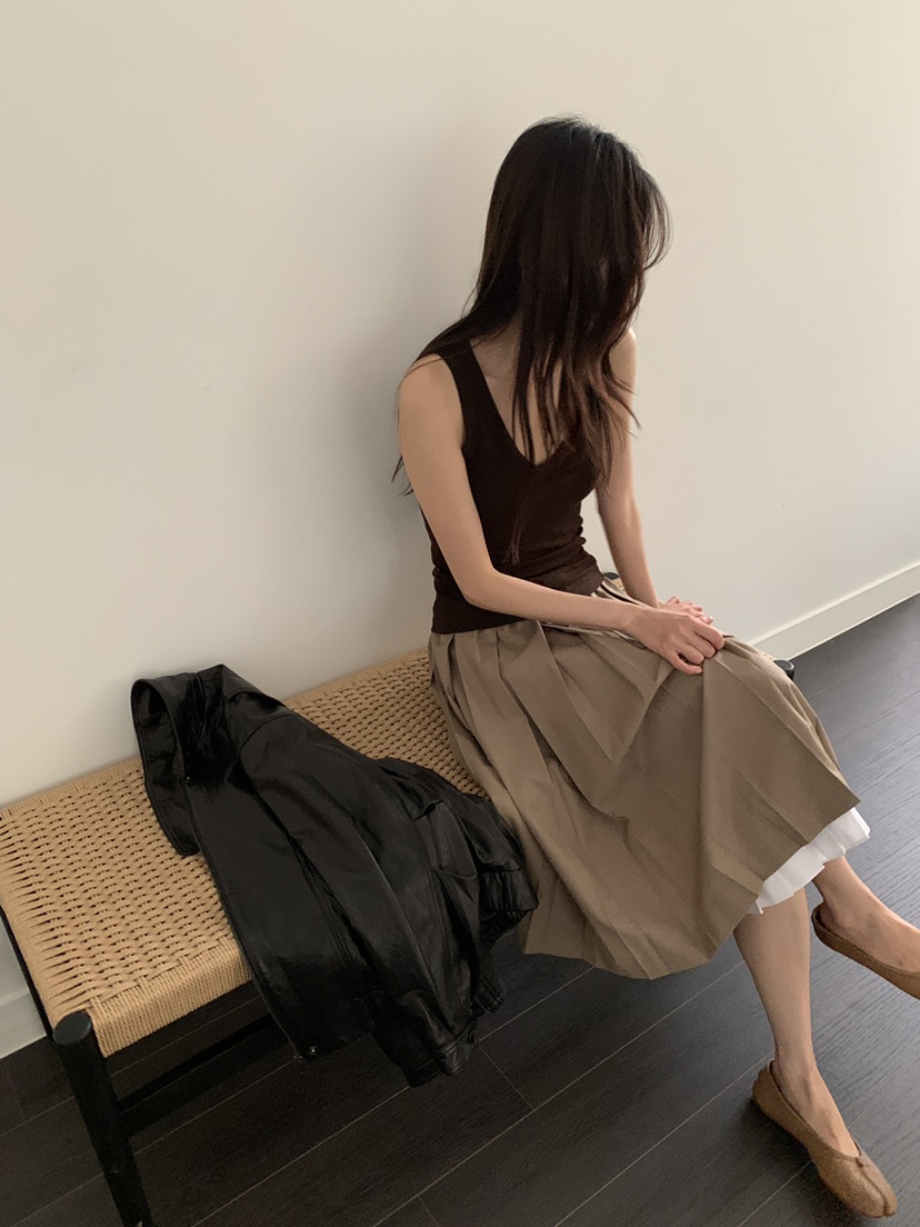 LE RIVE韓國代購女士新款真品熱賣休閑推薦半身裙中短裙LE RIVE半身裙/中短裙