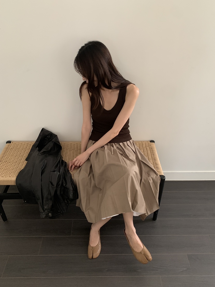 LE RIVE韓國代購女士新款真品熱賣休閑推薦半身裙中短裙LE RIVE半身裙/中短裙