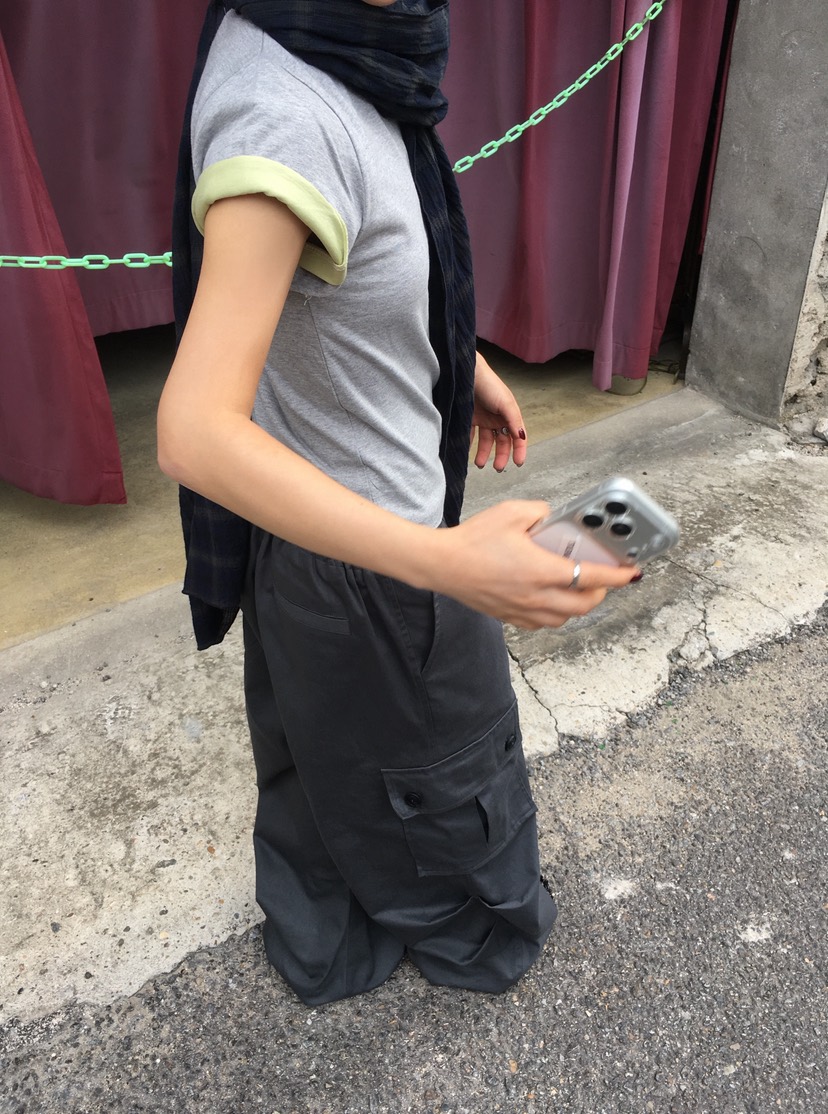 TREMA韓國代購女裝新款人氣推薦熱賣真品休閑休閑褲口袋棉質TREMA休閑褲