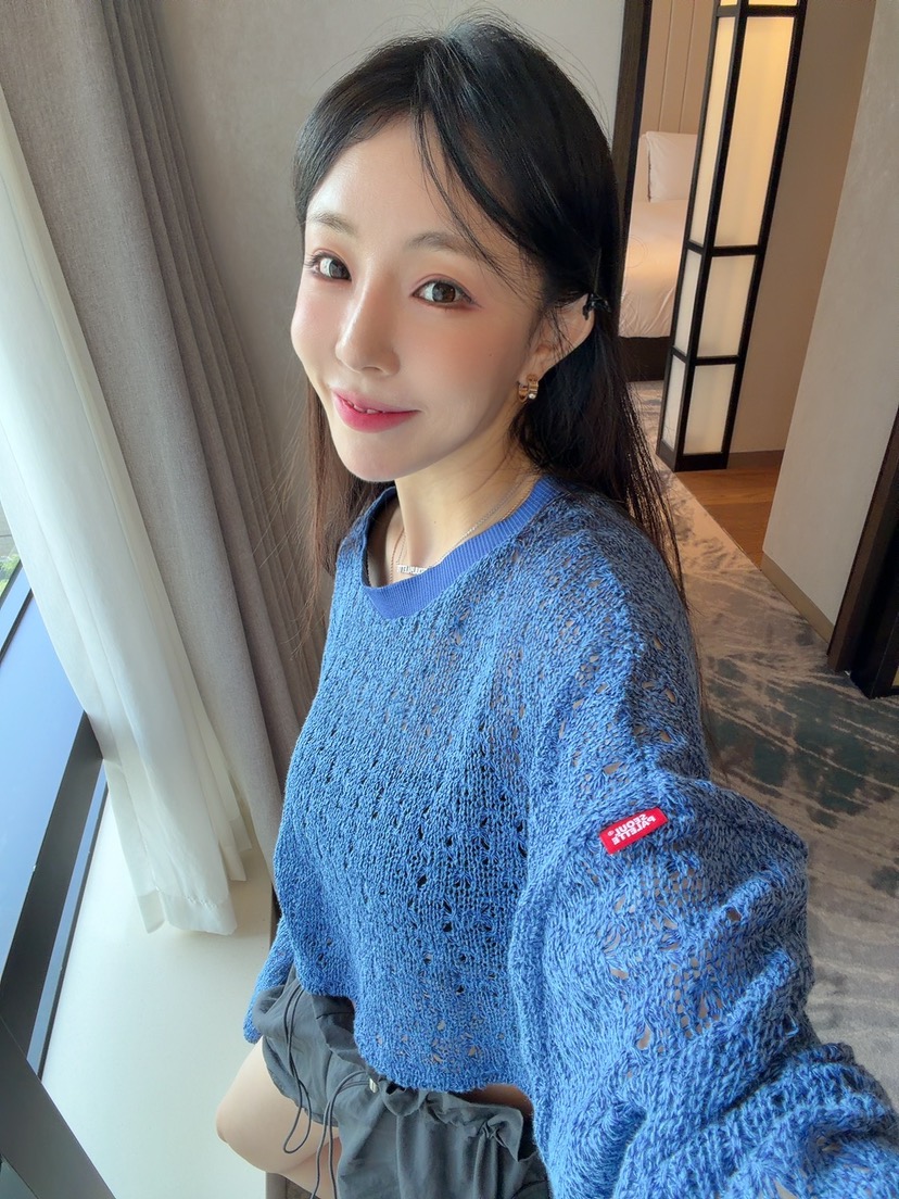 SEOUL PALETTE-Q韓國直郵女士新款時尚熱賣針織衫短款針織SEOUL PALETTE-Q針織衫