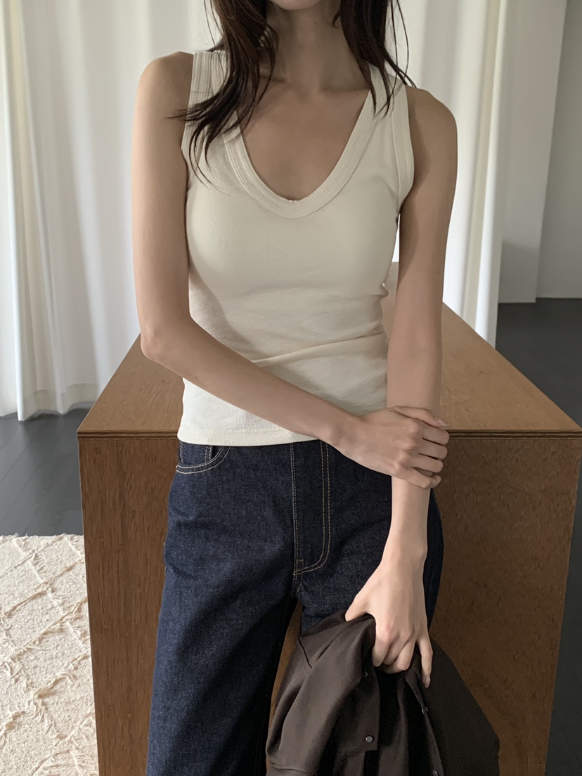 LE RIVE韓國直郵女士新品休閑推薦人氣真品熱賣吊帶背心LE RIVE吊帶/背心