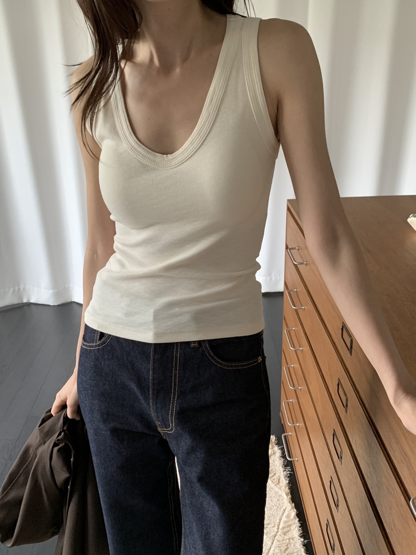 LE RIVE韓國直郵女士新品休閑推薦人氣真品熱賣吊帶背心LE RIVE吊帶/背心