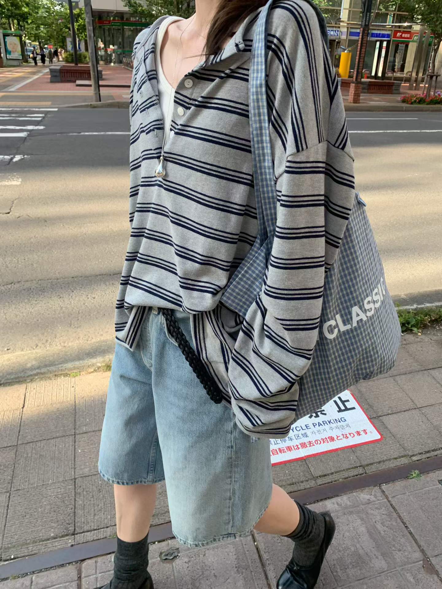 MELLOUNGE-멜라운지-T東大門直郵女裝新品人氣長袖T恤不含內搭運動MELLOUNGE-2件起長袖T恤