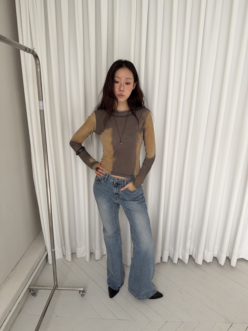 SUNDER MARKET東大門代購女士新款推薦真品時尚人氣長袖T恤SUNDER MARKET長袖T恤