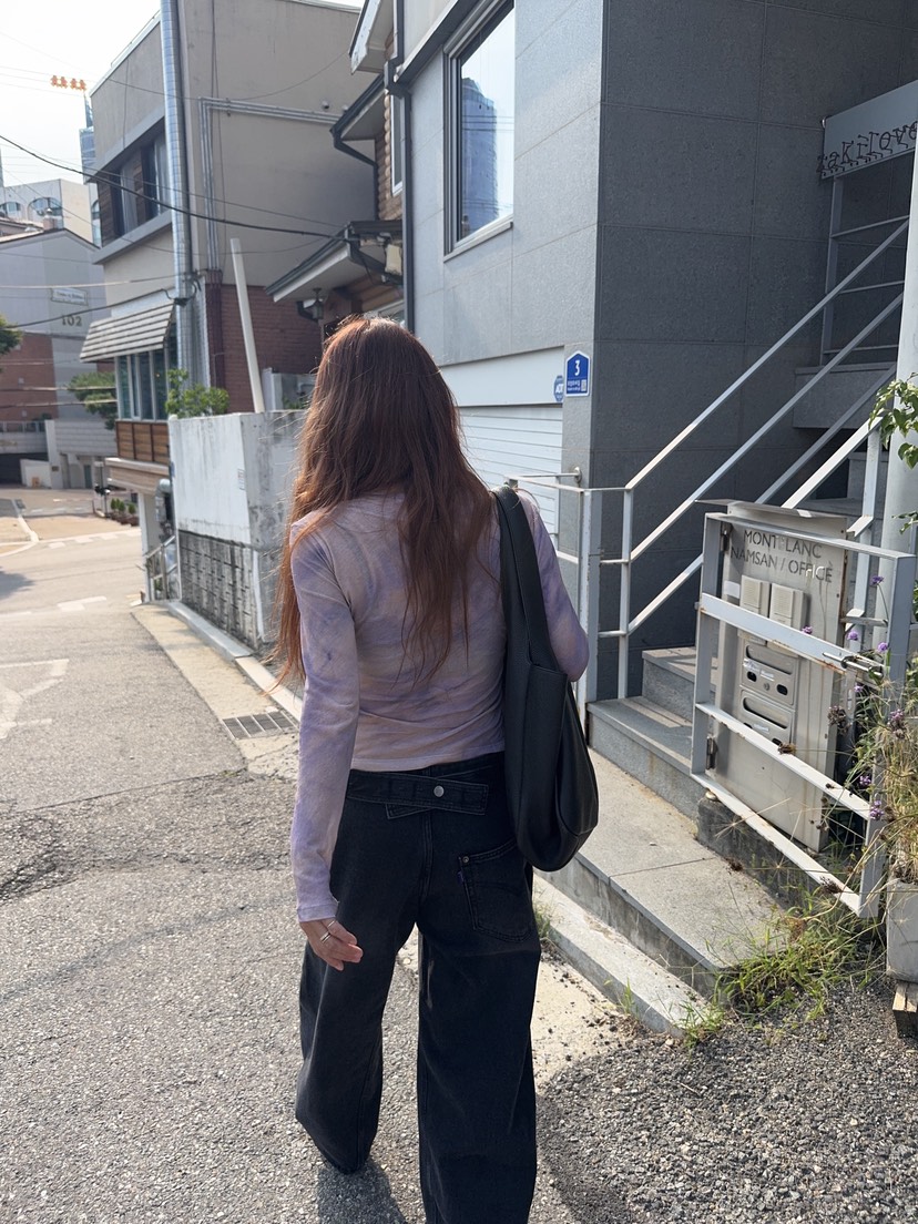 SUNDER MARKET東大門代購女士新款推薦真品時尚人氣長袖T恤SUNDER MARKET長袖T恤