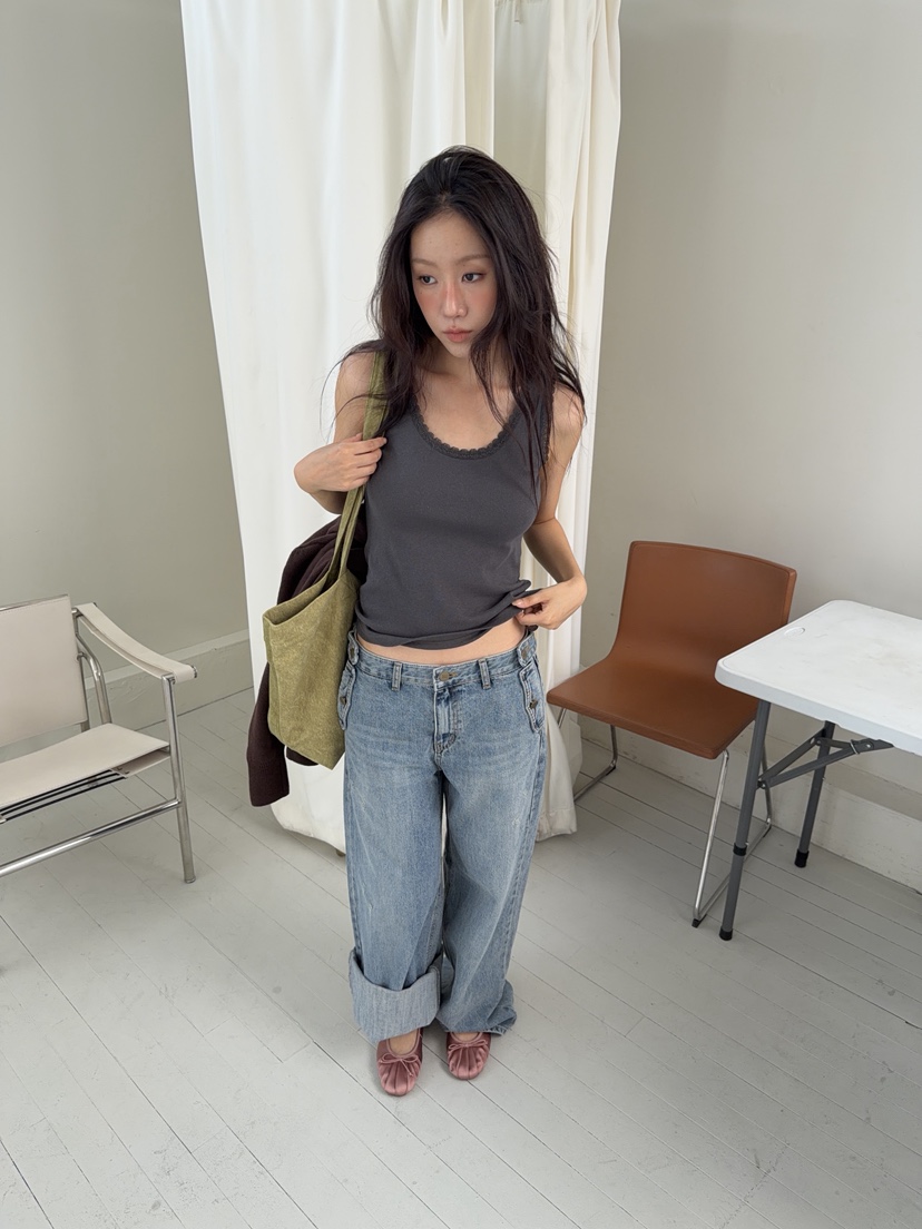 SUNDER MARKET東大門實拍女裝新品熱賣時尚人氣吊帶背心SUNDER MARKET吊帶/背心