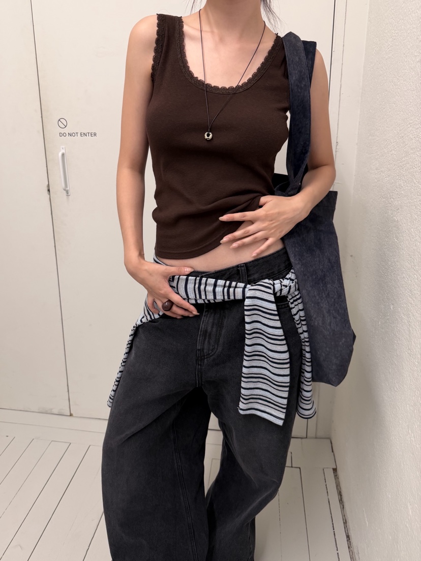 SUNDER MARKET東大門實拍女裝新品熱賣時尚人氣吊帶背心SUNDER MARKET吊帶/背心圖色3