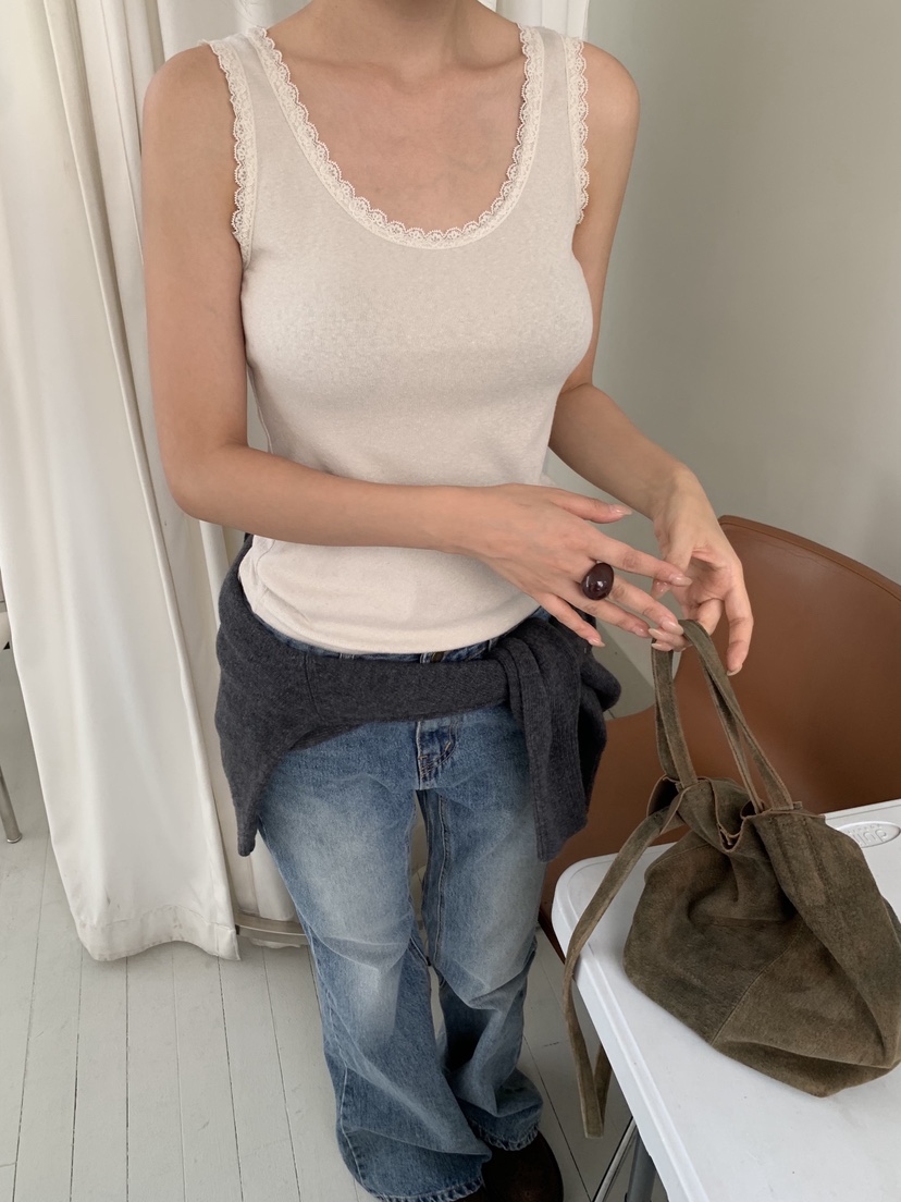SUNDER MARKET東大門實拍女裝新品熱賣時尚人氣吊帶背心SUNDER MARKET吊帶/背心圖色4