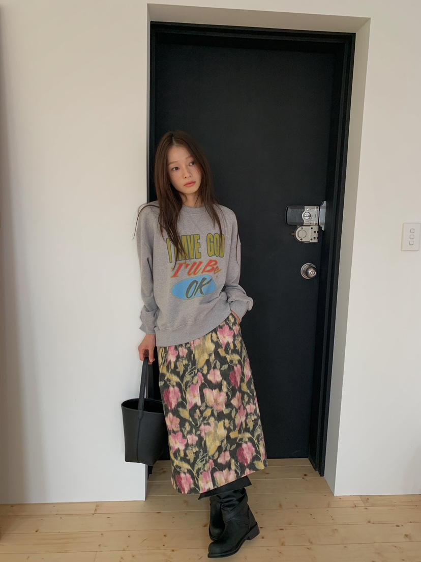 CAMEL-P韓國代購女裝新款休閑半身裙中短裙條紋Came_l 家半身裙/中短裙