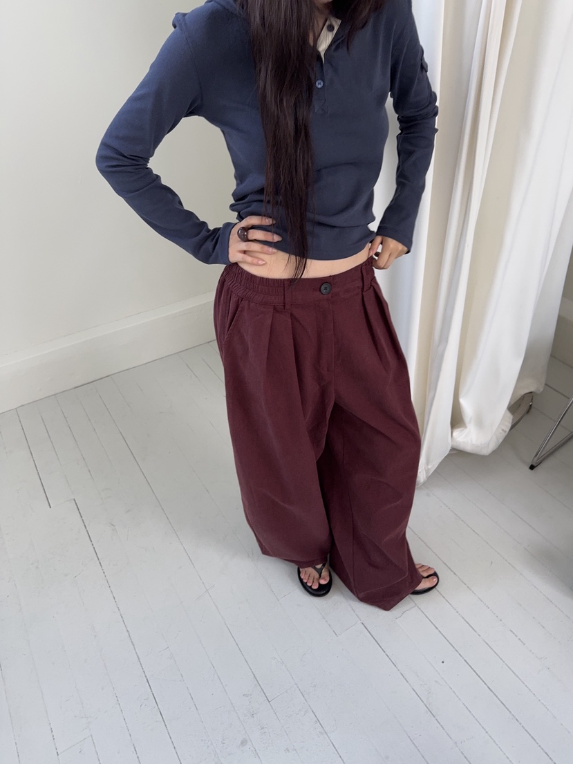 SUNDER MARKET東大門代購女裝新品休閑時尚人氣休閑褲天絲SUNDER MARKET休閑褲