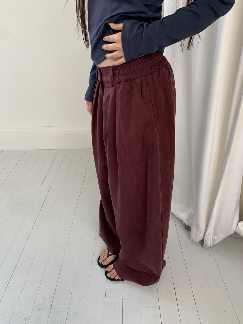 SUNDER MARKET東大門代購女裝新品休閑時尚人氣休閑褲天絲SUNDER MARKET休閑褲
