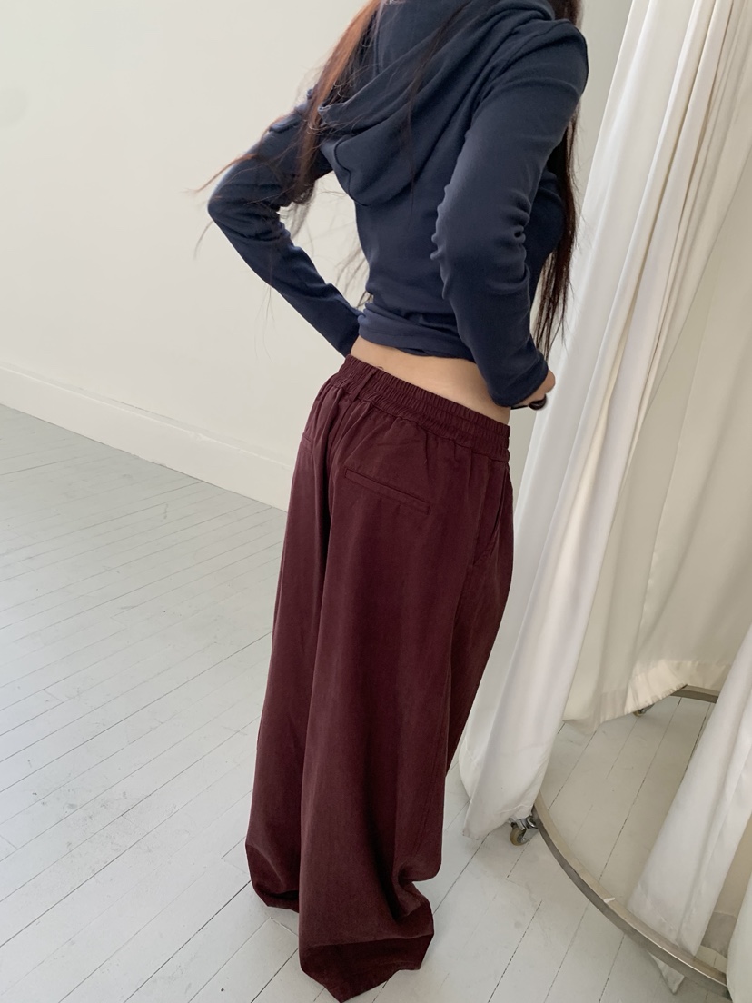 SUNDER MARKET東大門代購女裝新品休閑時尚人氣休閑褲天絲SUNDER MARKET休閑褲