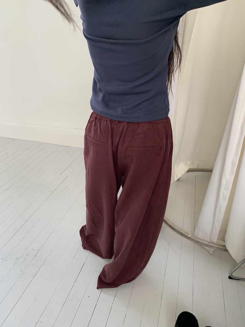 SUNDER MARKET東大門代購女裝新品休閑時尚人氣休閑褲天絲SUNDER MARKET休閑褲