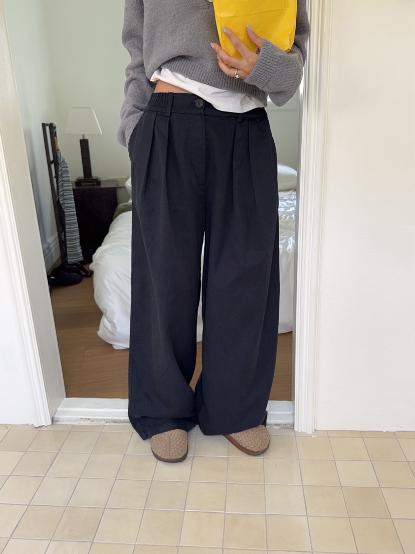 SUNDER MARKET東大門代購女裝新品休閑時尚人氣休閑褲天絲SUNDER MARKET休閑褲
