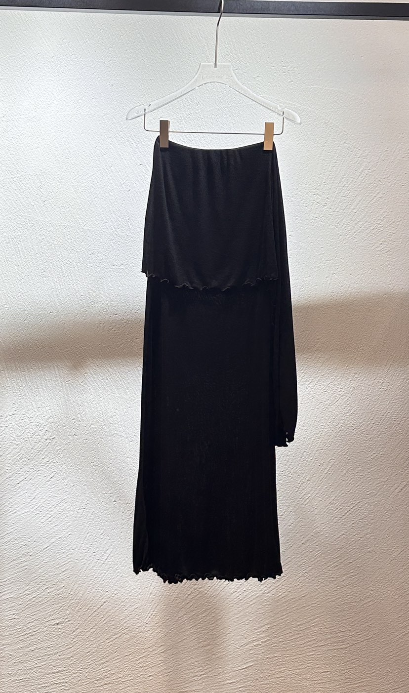 BLACK RIBBON-P東大門實拍女士新品時尚熱賣休閑長裙喇叭BLACK RIBBON-P長裙圖色3