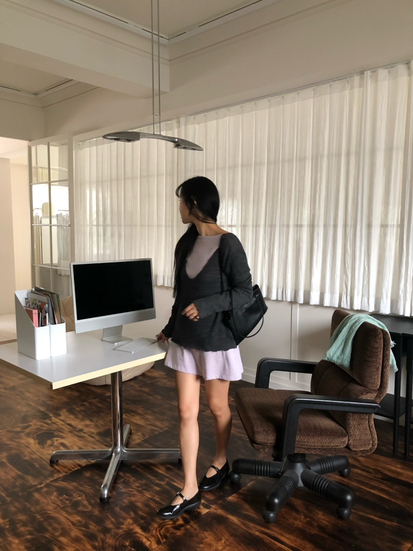 OUPPT東大門實拍女士新款休閑熱賣真品推薦長袖T恤不含內搭OUPPT長袖T恤