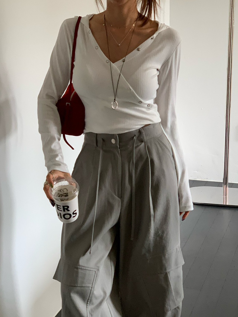 REVE CITE-L東大門直郵女裝新款真品熱賣人氣休閑褲工裝褲REVE CITE-L休閑褲