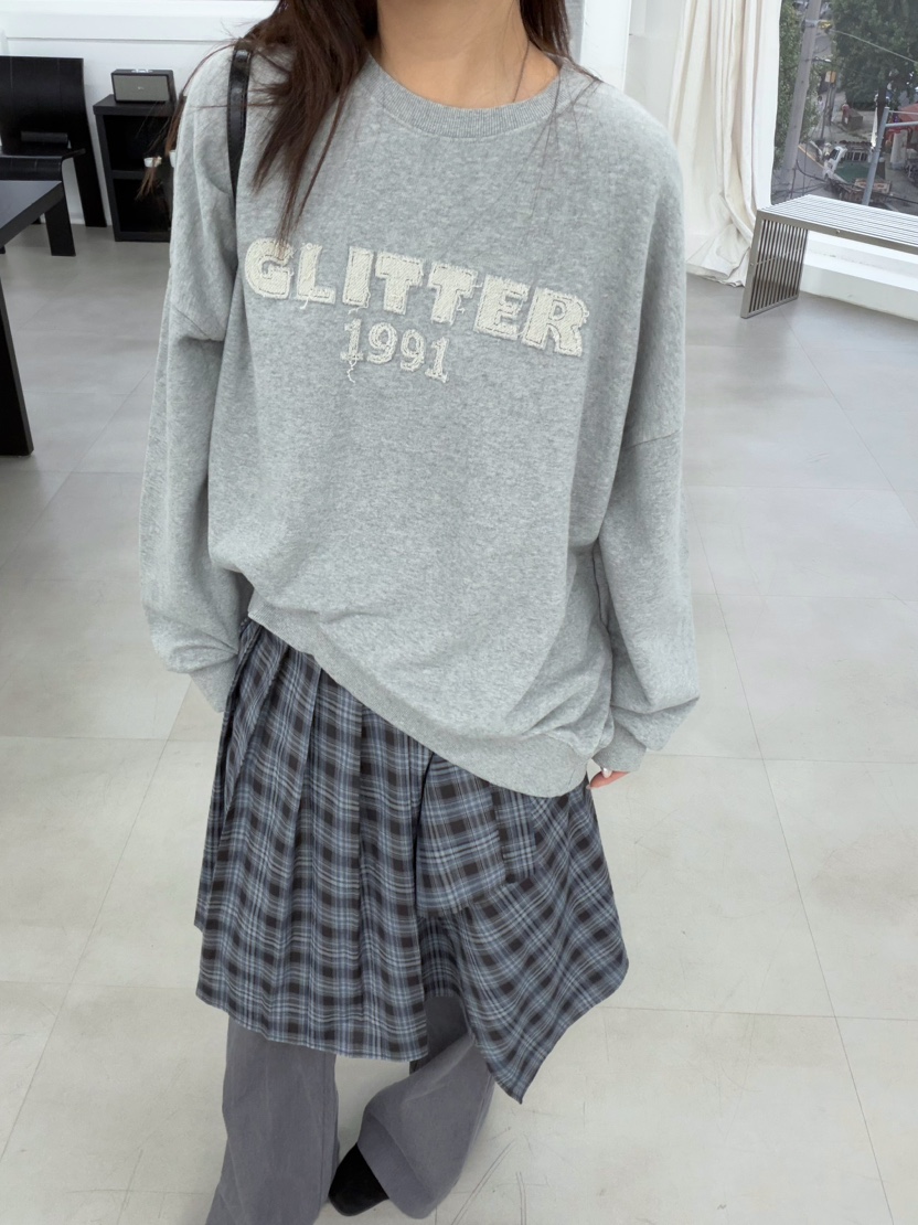 GLITTER韓國代購女士新品休閑人氣真品熱賣時尚推薦衛衣GLITTER衛衣