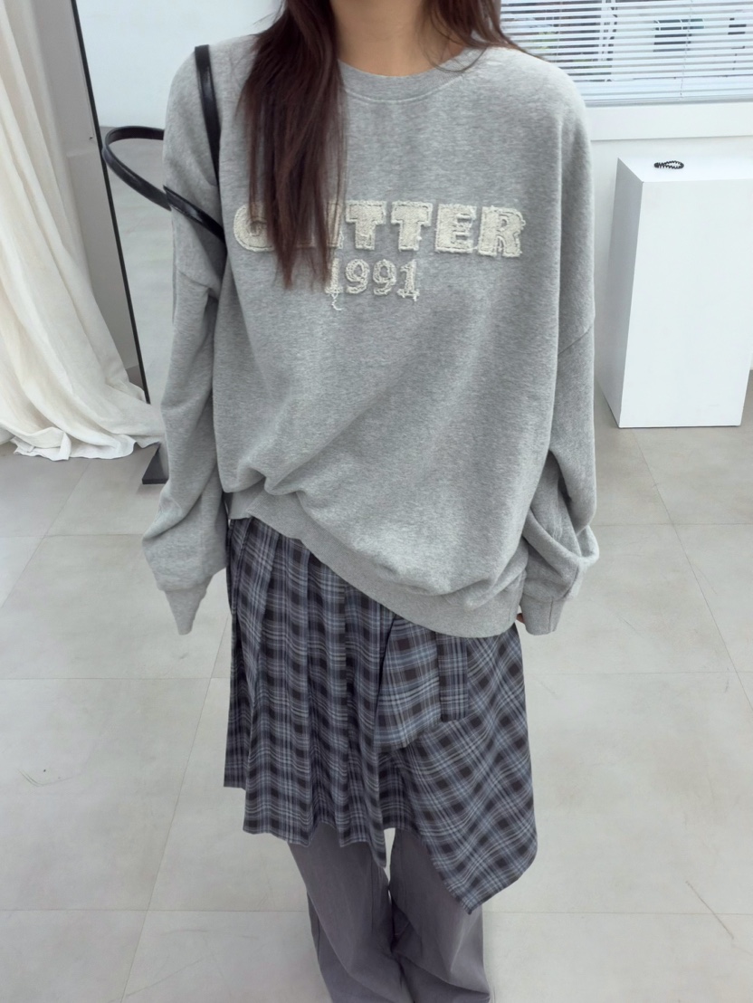 GLITTER韓國代購女士新品休閑人氣真品熱賣時尚推薦衛衣GLITTER衛衣