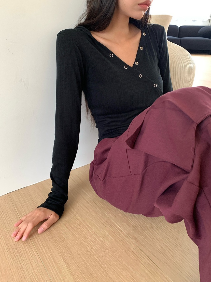 REVE CITE-L韓國直郵女裝新款真品人氣推薦休閑長袖T恤REVE CITE-L長袖T恤