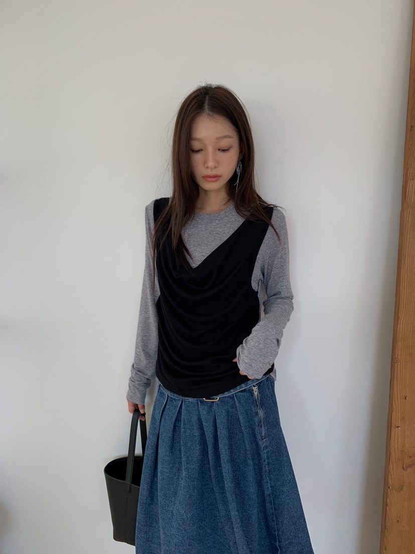 CAMEL-P東大門代購女士新品人氣長袖T恤Came_l 家長袖T恤