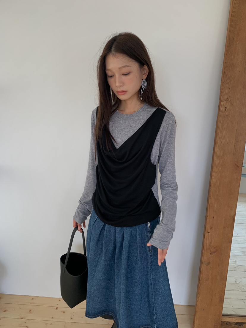 CAMEL-P東大門代購女士新品人氣長袖T恤Came_l 家長袖T恤