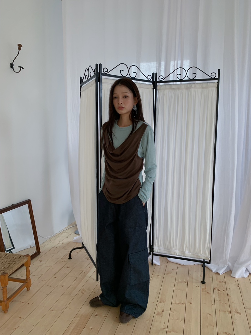 CAMEL-P東大門代購女士新品人氣長袖T恤Came_l 家長袖T恤
