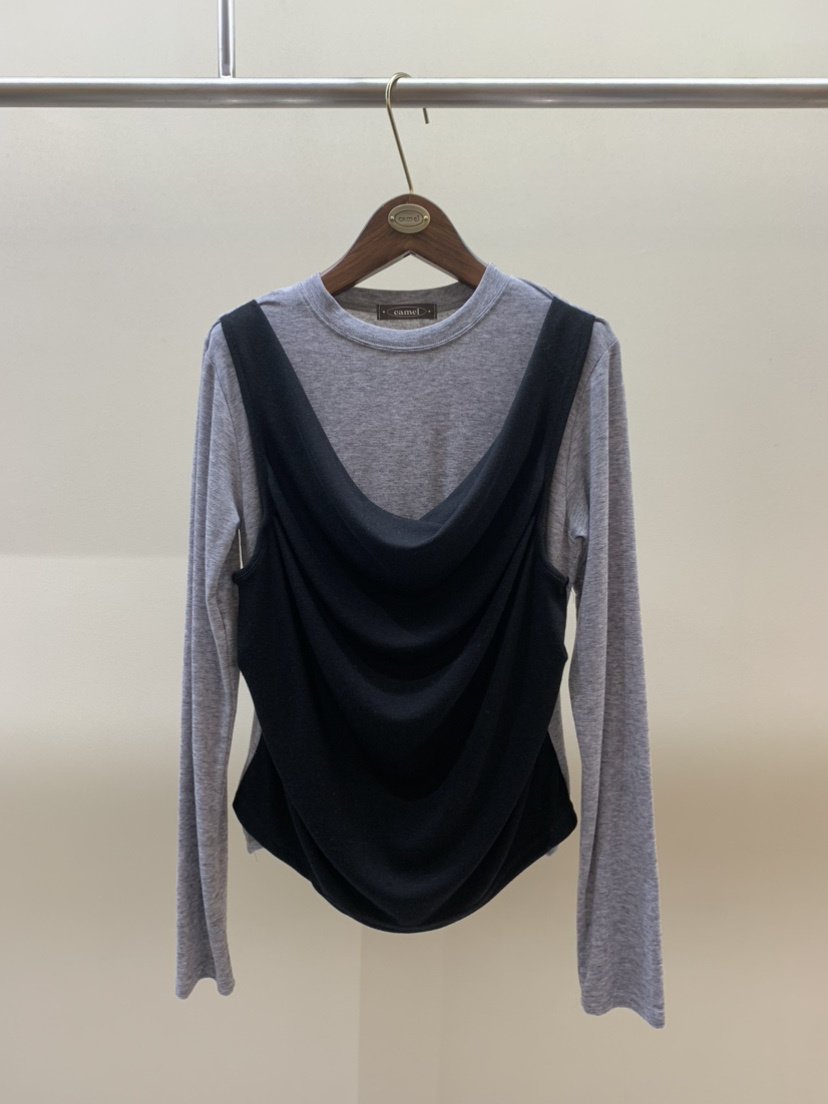 CAMEL-P東大門代購女士新品人氣長袖T恤Came_l 家長袖T恤圖色2
